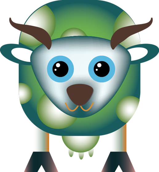 Postcard Character Designs: Cow