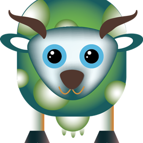 Postcard Character Designs: Cow